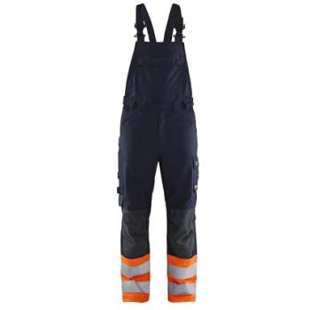 Salopette de Sécurité Blaklader Multinormes Marine/Orange Fluo 56