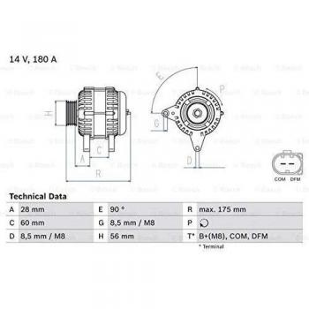 BOSCH Generator 0 986 080 090