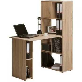 Maja Mini-Office “Salzach” – 60 × 144 × 114 cm in Sonoma‑Eiche