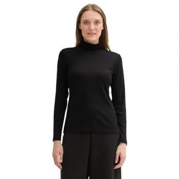 Tom Tailor 1044942 Black Rollneck Tee (Female L)