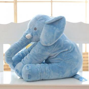 Soft Elephant Family Pillow