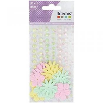 Décoration intérieure avec perles et fleurs ARC-en-CIEL pour enfants