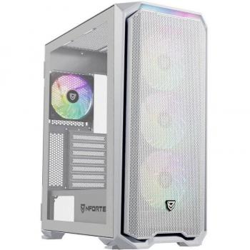 Nfortec Krater X White | Torre PC Gaming A-RGB
