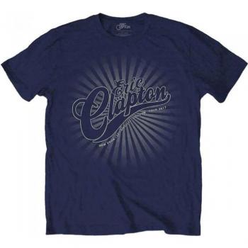 Navy XL Eric Clapton Logo Rays Cotton Shirt
