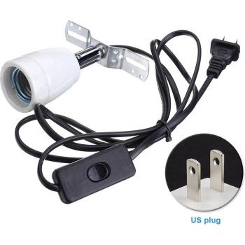 E27 400W Ceramic Heat Lamp Base with Switch