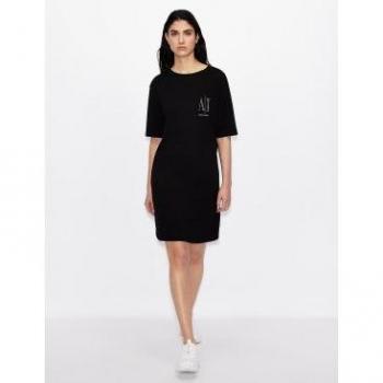 Armani Exchange Vestido 8NYADXYJG3Z8218 – Negros XS, Manga Corta