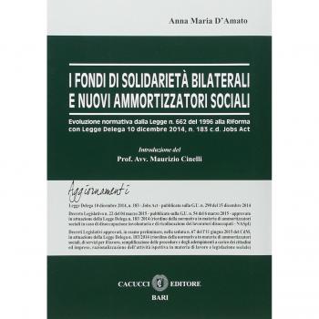 I fondi di solidarietà e nuovi ammortizzatori sociali. Evoluzione normativa dalla Legge n. 662 del 1996 alla Riforma con Legge Delega 10 dicembre 2014, n. 183