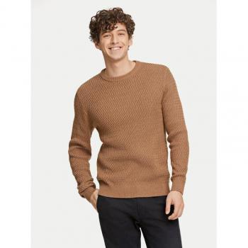 Beige Lindbergh Pullover im Relaxed Fit