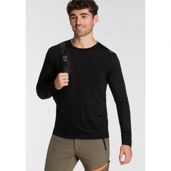 CMP Herren Langarm Sportshirt – Schwarz – Größe 50 – Modell 34N0897/U901