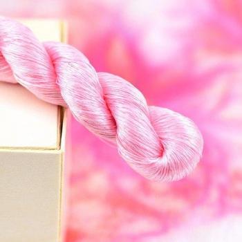 Seda Brillante para Bordado DIY 400m Rosa