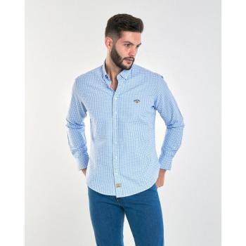 Camisa de Hombre Cuadros Bandera Spagnolo