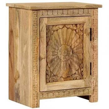 Mango Wood Bedside Table 40x30x50 cm