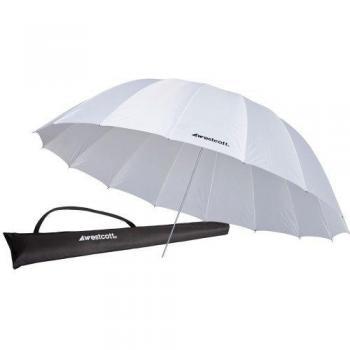 Westcott 7‑Foot (2.2 m) White Parabolic Umbrella