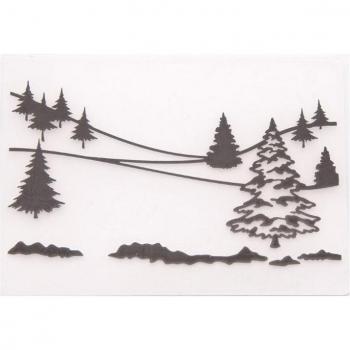 Outil de gaufrage Arbre Snowfield pour Scrapbook