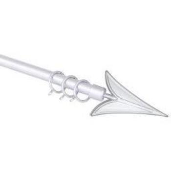 Scorritenda Brixo Etruria Silver 71-122 Estensibile
