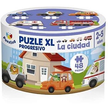 PUZZLE XL PROGRESIVO LA CIUDAD 48 PZAS