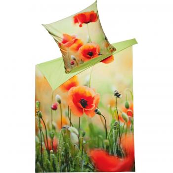 REDBEST Wendebettwäsche Renforcé 135x200 cm (40x80 cm) bunt