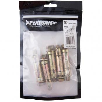 Fixman Masonry Shield Anker M10 x 75mm Pack 5