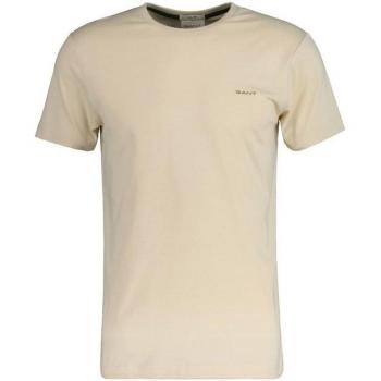 GANT Heren Korte Mouwen T-shirt met Contrast