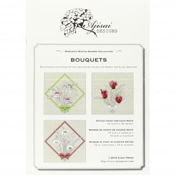 Bouquets. Cross stitch blackwork design. Ediz. italiana, inglese e francese