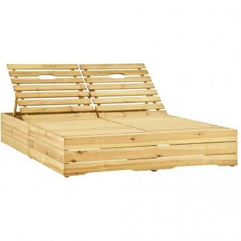 Transat Relax en Bois de Pin pour Extérieur