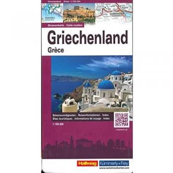 Straßenkarte Griechenland: Maßstab 1:700 000