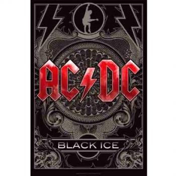 Black Ice Polyester-Flagge für Musikfans