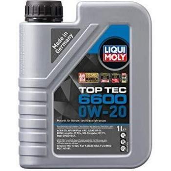 Liqui Moly 21440 0W‑20 Top Tec 6600 1L High‑Performance Oil