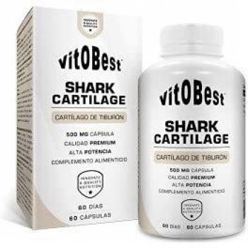 60 Cápsulas de Cartilagem de Tubarão 500mg