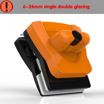 Nettoyeur de vitres double face 3-35mm avec modulation magnétique