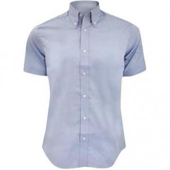 Kustom Kit Camicia Oxford Uomo Maniche Corte Su Misura