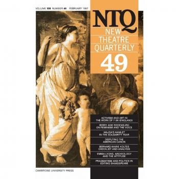 New Theatre Quarterly 49, New Theatre Quarterly