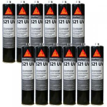 Set di 12 Adesivi Ibridi SIKAFLEX 521 – Grigio Chiaro