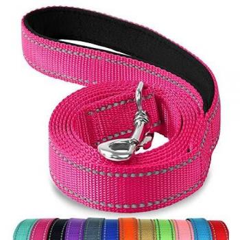 Guinzaglio Addestramento Rosa 1,2 m con Maniglia