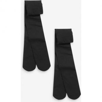 40 Denier Black School Tights, Regular Length – Two-Set