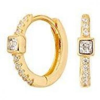 Pendientes Cuadrados ITEMPORALITY SEA-201-005-UU Mujer Dorado