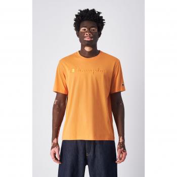 T-shirt logo grande tono su tono in cotone