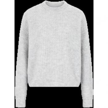 Drykorn Longpullover aus Alpaka-Mix für Damen, Hellgrau, L