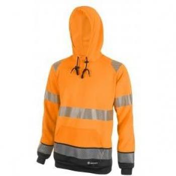 Beeswift Orange Black Two Tone Hi-Vis Hoody 2XL