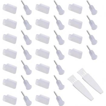 Juego de tapones para puertos USB tipo C y auriculares de 3,5mm