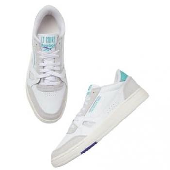 Reebok LT Court Sneaker Weiß Beige Unisex Größe 42