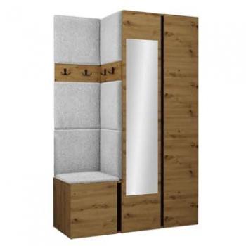 Sedia e Tavolino Hartford 350 – Rovere Artisan + Nero