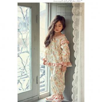 Pyjama Vintage à Fleurs pour Enfant