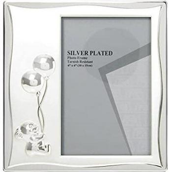 Artisanal Silver-Evergreen Picture Frame, 4 by 6 Inches [10x15 cm]