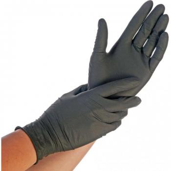 Gants en nitrile Hygonorm, Safe Fit, taille XL, noir, 200 pièces