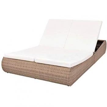 Bain de Soleil Résine Tressée pour Extérieur