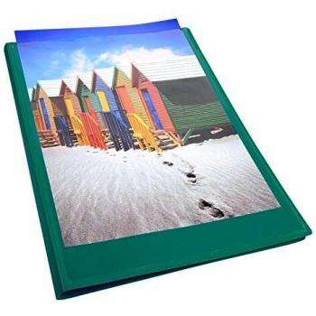 Carpeta Exacompta 30 fundas A4 color verde
