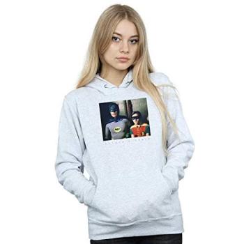 Batman TV Show Iconic Pair Hoodie – Women's Small, Grey