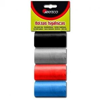 Bolsas Nayeco 16 Rollos de 20 Bolsas con Aroma Talco