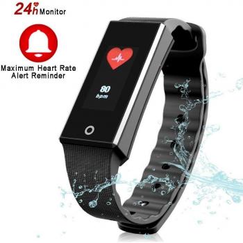 Fitness Bracelet with Max Heart Rate Alarm